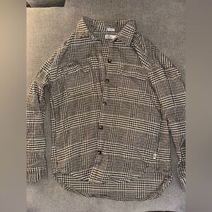 Hollister Boyfriend Fit Flannel/shacket